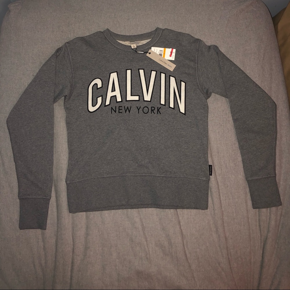 Grey Calvin Klein sweater brand new with tags